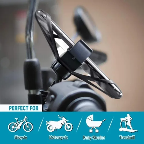Miniatura 7 de Soporte de bicicleta para manubrio para teléfonos Pixel 7/Pro/6a/6/Pro - Soporte de silicona para bicicleta Correa antideslizante a prueba de golpes
