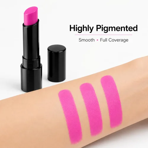 Miniatura 3 de Go Ho Pintura facial mezclable en crema rosa intenso, barra negra para ojos, pintura facial fácil de colorear, pintura facial segura y labios