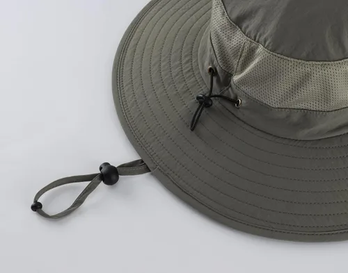 Miniatura 7 de Home Prefer Sombrero de sol UPF50+ de malla para exteriores, de ala ancha, con solapa para el cuello, sombrero de pesca para hombres y mujeres Verde