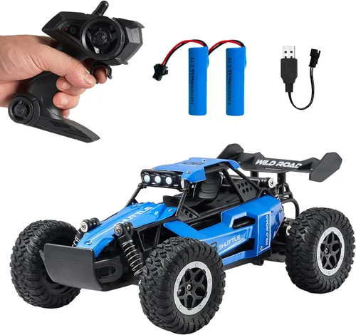 Miniatura 8 de Coche de control remoto RC Cars 1:16 All Terrain Monster Truck LED, 2WD Off Road Hobby RC 2.4GHz de alta velocidad, 20 Km/h RC Car Juguetes Regalo