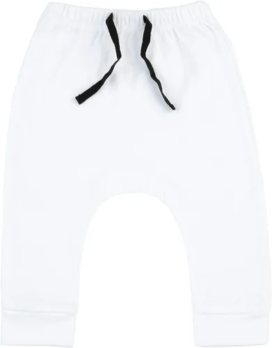 Miniatura 4 de SOBOWO Paquete de 3 pantalones deportivos para bebé recién nacido, harén de algodón, para niños y niñas, 0-3T entrelazados, 195 GSM
