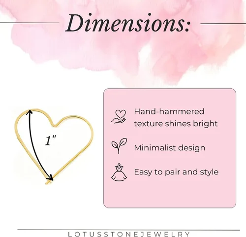 Miniatura 13 de Aretes de aro finos martillados, elegantes plata esterlina geométrica sólida, relleno de oro y relleno de oro rosa; para mujer por Lotus Stone