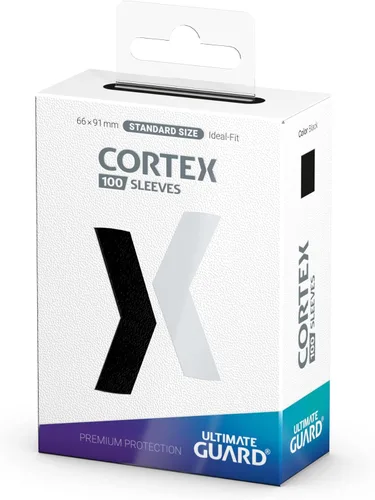 Miniatura 3 de Ultimate Guard Fundas exteriores para cartas Cortex, 100 fundas estándar de tamaño TCG, 66 x 91 mm, con respaldo negro, acabado brillante, sin PVC