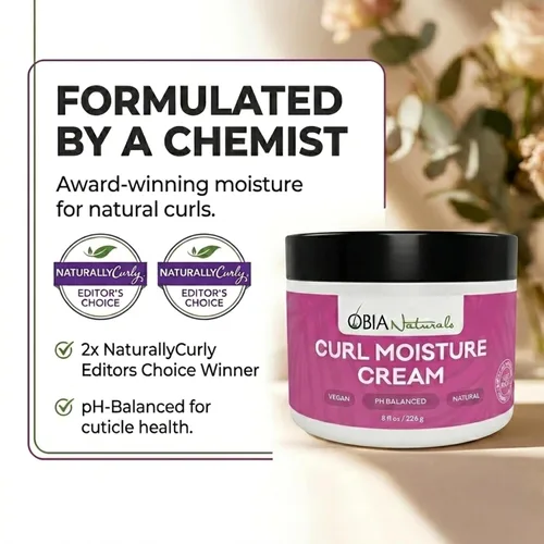 Miniatura 3 de OBIA Naturals Crema hidratante para rizos, acondicionador ligero sin enjuague, 8 onzas