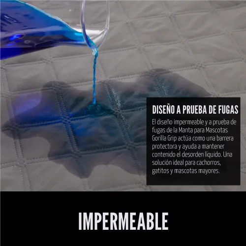 Miniatura 3 de GORILLA GRIP - Funda impermeable para sofá para perros, con respaldo antideslizante, manta lavable a prueba de fugas para perros, cubre sofá, cama