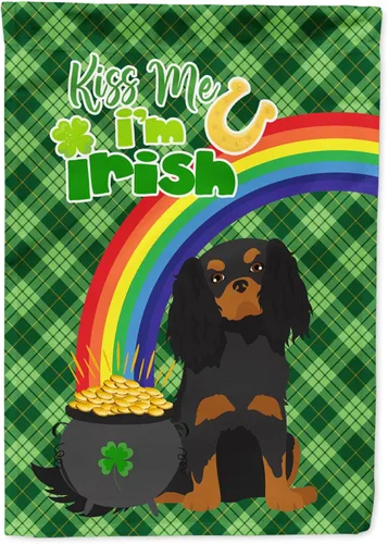 Miniatura 20 de Caroline's Treasures WDK4731GF - Bandera decorativa para jardín del día de San Patricio, color negro y tostado, Airedale Terrier, para jardín