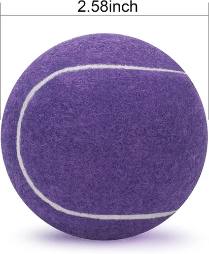 Miniatura 2 de SUNEZLGO Paquete de 12 pelotas de tenis, pelotas de tenis de entrenamiento de presión avanzadas, pelotas de tenis para perros, tenis grueso