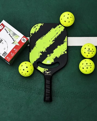 Miniatura 6 de Warping Point Outdoor Pickleball Balls USAPA Approved 4 Pack, 12 Pack 40 Holes Competition Pickle Balls for Tournament Play Crack Resistant