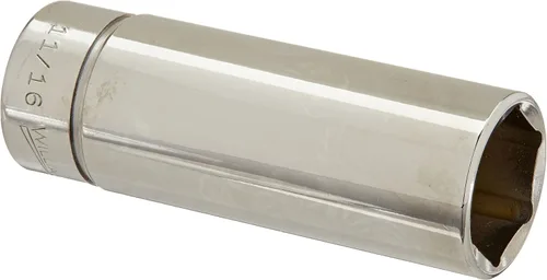 Miniatura 12 de Williams JHWBMD-624 SUPERTORQUE - Llave de vaso de 3/8 pulgadas, 6 puntos, profundidad métrica, tamaño 24mm, acabado cromado de alto brillo