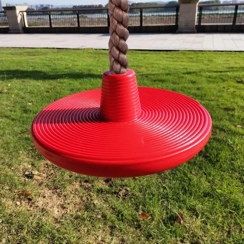 Miniatura 9 de Cuerda de escalada de árbol y asiento de columpio de disco para niños, accesorios para patio trasero al aire libre