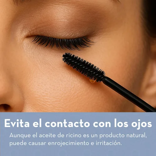 Miniatura 5 de Pure Body NaturalsAceite orgánico de ricino con kit aplicador para pestañas y cejas crecimiento, 1 oz líq.