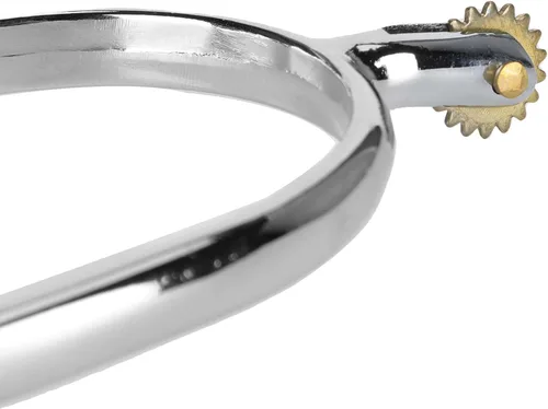 Miniatura 8 de Zerone Espuelas de Caballo, Monturas Horse Spurs Accesorios de Caballo Espuelas de Aleación de Zinc Inglés Caballo Accesorio con Perilla de Cobre