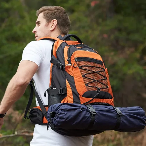 Miniatura 2 de Mochila BOVIP de 40L para senderismo, impermeable, ligera, mochila de día, mochila de viaje, deportes, camping, para hombres y mujeres