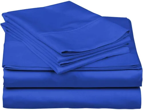 Miniatura 17 de Juego de sábanas RRRlinen para cama ajustable de 800 hilos, 4 piezas, juego de sábanas de 100% algodón, bolsillo profundo, 21 pulgadas