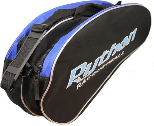 Miniatura 4 de Python Deluxe "3R" (3 raquetas) Serie de bolsas de raquetbol (negro/azul, negro/rojo, negro/amarillo)