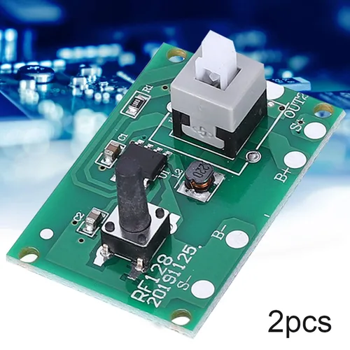 Miniatura 5 de Oumefar Módulo controlador de cadena de lámpara solar, placa de circuito de 1.2 V con 8 modos y accesorios de luz de interruptor, corriente máxima