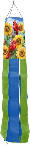 Miniatura 9 de Girasoles a cuadros Verano Windsock 40" L Briarwood Lane