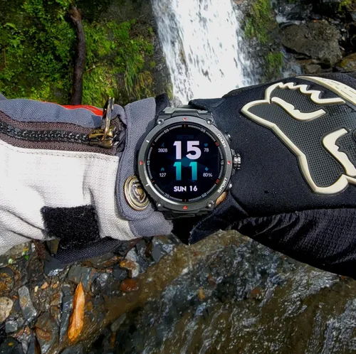 Miniatura 2 de ALPHAGEAR Raptor Smartwatch para hombre, reloj inteligente táctico resistente, IP69K + 5ATM resistente al agua, batería de 21 días, llamadas