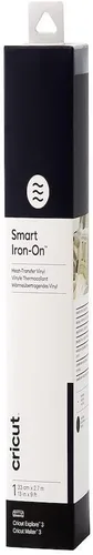 Miniatura 7 de Cricut Smart 2008695 - Vinilo termotransferible para planchar, 1 lámina, 13.0 in x 3.0 ft, blanco, (3 pies), 2008695