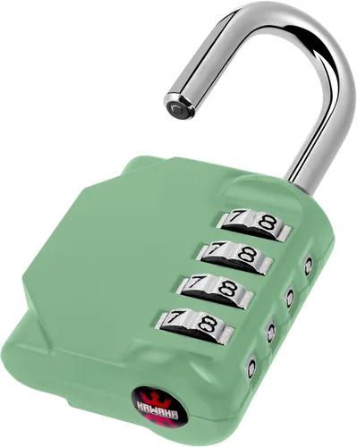 CL11KG - Candado de combinación de 4 dígitos para exteriores, juego de candados de combinación para casillero de gimnasio, escuela, puertas, cajas 1