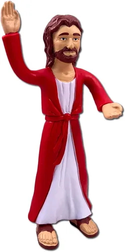 Miniatura 4 de NJ Croce Figura de Jesús de Nazaret de 6.5 pulgadas, juguete flexible, regalo religioso, gran personaje de la Biblia para juegos de escondite