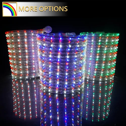 Miniatura 9 de Peng Lights - Tira de luces LED patrióticas conectables, flexible, impermeable, el color favorito de Estados Unidos, rojo, blanco y azul (100 pies)