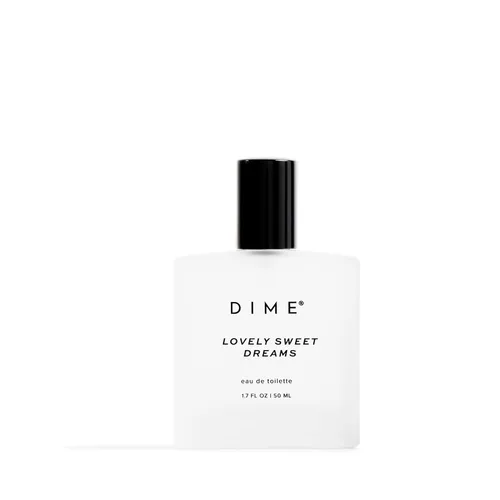 DIME Beauty Perfume Lovely Sweet Dreams, 1.7 oz / 1.7 fl oz – Aroma cálido de vainilla y floral, hipoalergénico, perfume limpio, Eau de Toilette