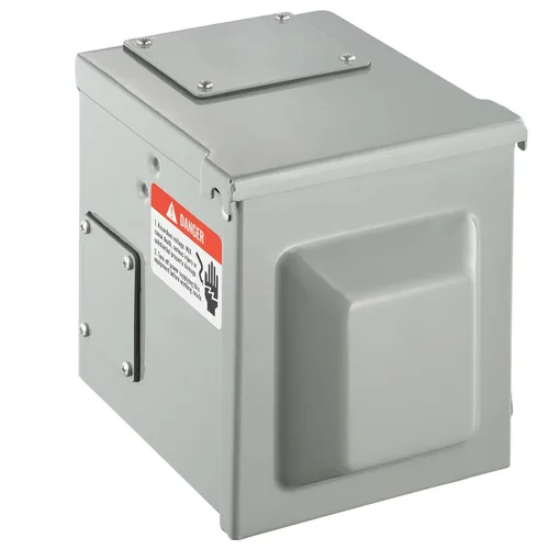 Miniatura 4 de VEVOR Caja de toma de corriente RV de 50 amperios, 125/250 voltios, caja de receptáculo cerrada para exteriores con cerradura, NEMA 14-50R, panel