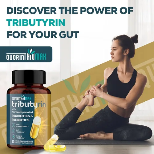 Miniatura 6 de Suplemento de tributirina para intestino e inmune de 800 mg Alta biodisponibilidad con probióticos y prebióticos microencapsulados - Complejo