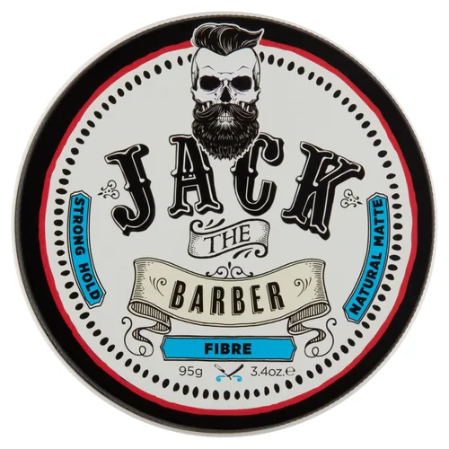 Miniatura 4 de Jack The Barber Fibra capilar, producto de peinado para hombre con fuerte sujeción de bajo brillo, acabado mate y textura de cabello añadida, 3.4