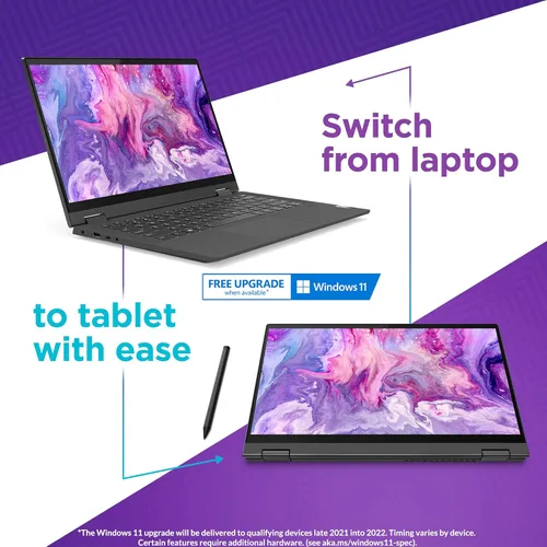 Miniatura 2 de Lenovo Laptop Flex 5 14, pantalla táctil FHD de 14.0 pulgadas, AMD Ryzen 5 5500U, 16 GB de RAM, 256 GB de almacenamiento, gráficos AMD Radeon