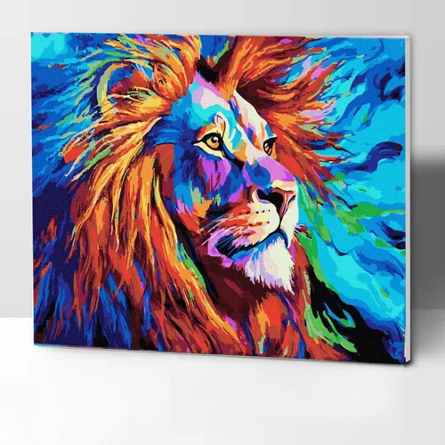 Miniatura 6 de KOMI Wolf Paint by Numbers Kit for Adults with Frame, Adults Paint by Number Kits on Framed Canvas Kids Painting by Number Kit Adult Crafts Kits for