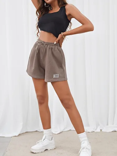 Miniatura 5 de MakeMeChic Pantalones cortos deportivos para mujer, pantalones cortos de verano para correr y entrenar