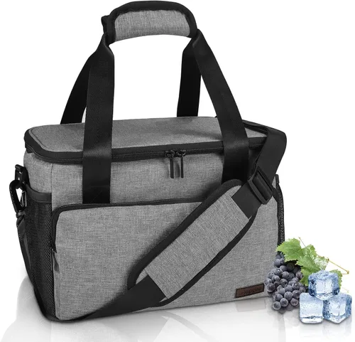Miniatura 8 de Gloppie Bolsas de almuerzo para adultos, bolsa de almuerzo para hombres, lonchera para mujeres, lonchera para el trabajo, almuerzo, bolsa