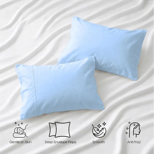 Miniatura 4 de Juego de sábanas de tamaño individual, juego de ropa de cama de 4 piezas de fibra larga egipcia de alta calidad, 100% algodón egipcio de una sola