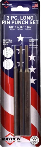 Miniatura 2 de Mayhew Select 89052 - Juego de punzones grandes, 3 piezas, color negro