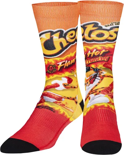 Miniatura 2 de Odd Sox, Calcetines divertidos para hombre, aperitivos de nachos, doritos, gueos, estampados Funyun