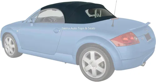 Miniatura 2 de Sierra Auto Tops Convertible Top Reemplazo para Audi TT Roadster 2000-2006, Stayfast Canvas, Negro