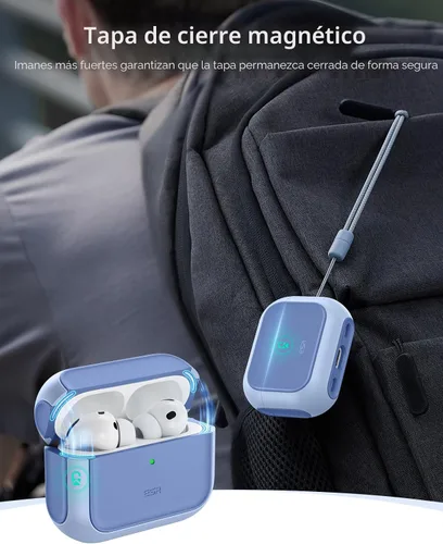Miniatura 4 de ESR Funda para AirPods Pro 3, Compatible con Funda de AirPods Pro de 3ª Generación (2025), Compatible con MagSafe, Cubierta de Protección Completa