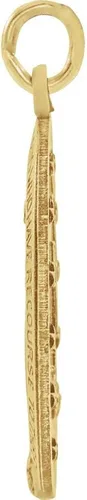Miniatura 2 de Medalla milagrosa ovalada de 0354 x 0236in 0354 x 0236in
