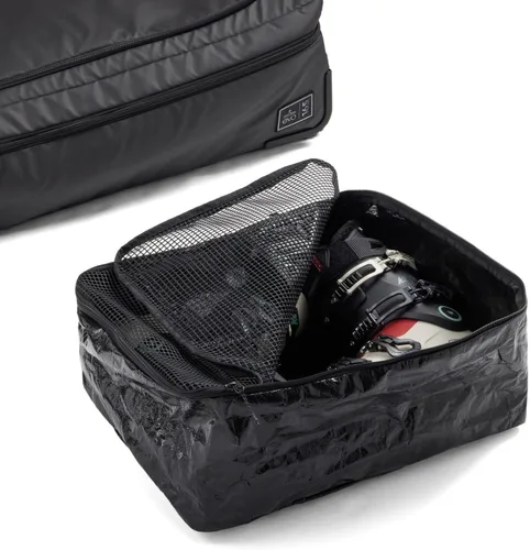 Miniatura 9 de evo Bolsa de rodillos de esquí y snowboard de lujo con cubo de embalaje, bolsa de equipo de botas de esquí compatible con TSA con ruedas