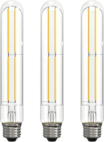 Miniatura 7 de Bombillas LED T10 Edison - Blanco cálido, 2700 K, regulables, estilo vintage, equivalente a 4 W incandescentes de 40 W, base E26, paquete de 3
