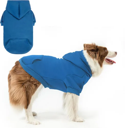 Miniatura 11 de SCENEREAL Sudadera de seguridad con capucha para perros grandes, medianos y pequeños, para niños y niñas, disfraz de perro suave con agujero para #1