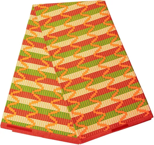 Miniatura 17 de BintaRealWax Tela africana de 6 yardas de tela tribal con estampado de cera vintage Ankara para coser vestido de fiesta