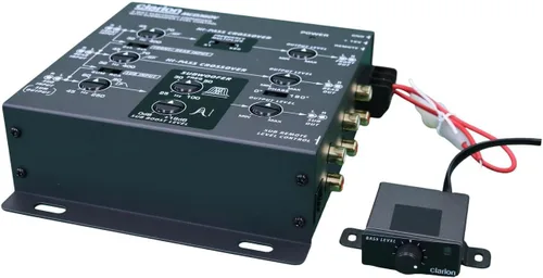 Miniatura 6 de Clarion MCD360V Entradas RCA de 3 vías y 6 canales Crossover electrónico con control remoto de nivel de subwoofer Salida de nivel ajustable