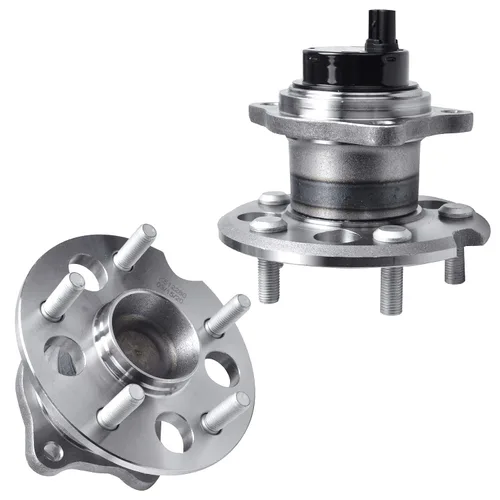 Miniatura 25 de Detroit Axle - 2 Cubos de Cojinetes de Rueda Delantera para Dodge Ram 1500 2009-2011, Conjunto de Cojinetes de Rueda y Cubos 2010, Par de Cubos