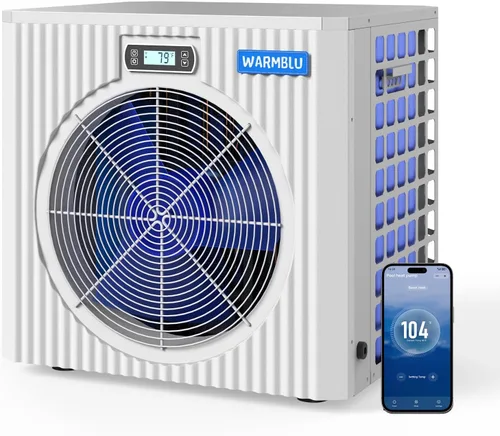 Miniatura 13 de H5PRO Air-Source Pool Heat Pump 16,000BTU 4,000 Gal High Efficiency COP6.0 Energy Save 50% Above Smart WiFi Control 110V