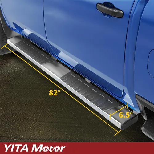 Miniatura 8 de YITAMOTOR Estribos compatibles con Chevy Silverado/GMC Sierra 1500 2019-2026, Silverado/Sierra 2500HD 3500HD 2019-2026 Crew Cab