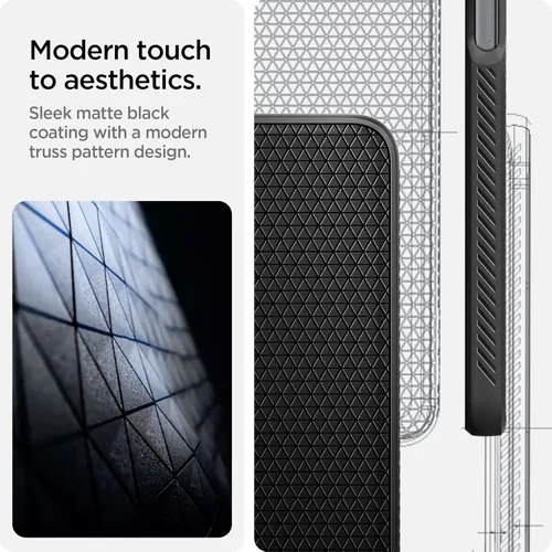 Miniatura 5 de Spigen Liquid Air - Funda diseñada para Redmi Note 11 Pro (Liquid Air), color negro mate