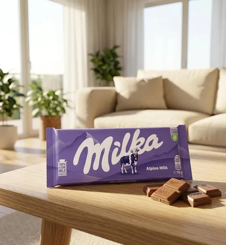 Miniatura 6 de Milka Alpenmilch Alpine Chocolate con leche 3.17 oz (paquete de 2)